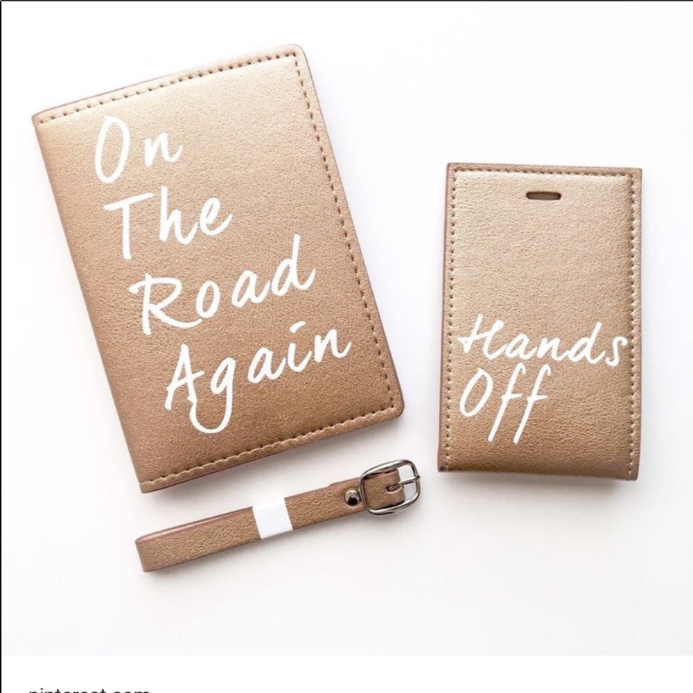 Passport case and luggage tag